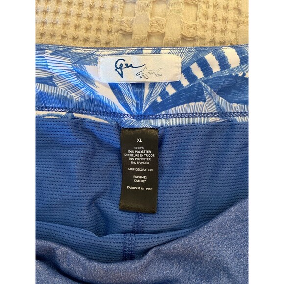 Greg Norman’s Skort Plus Size XL Blue Pull On 3 Pockets 100% Polyester Comfy - Picture 3 of 10